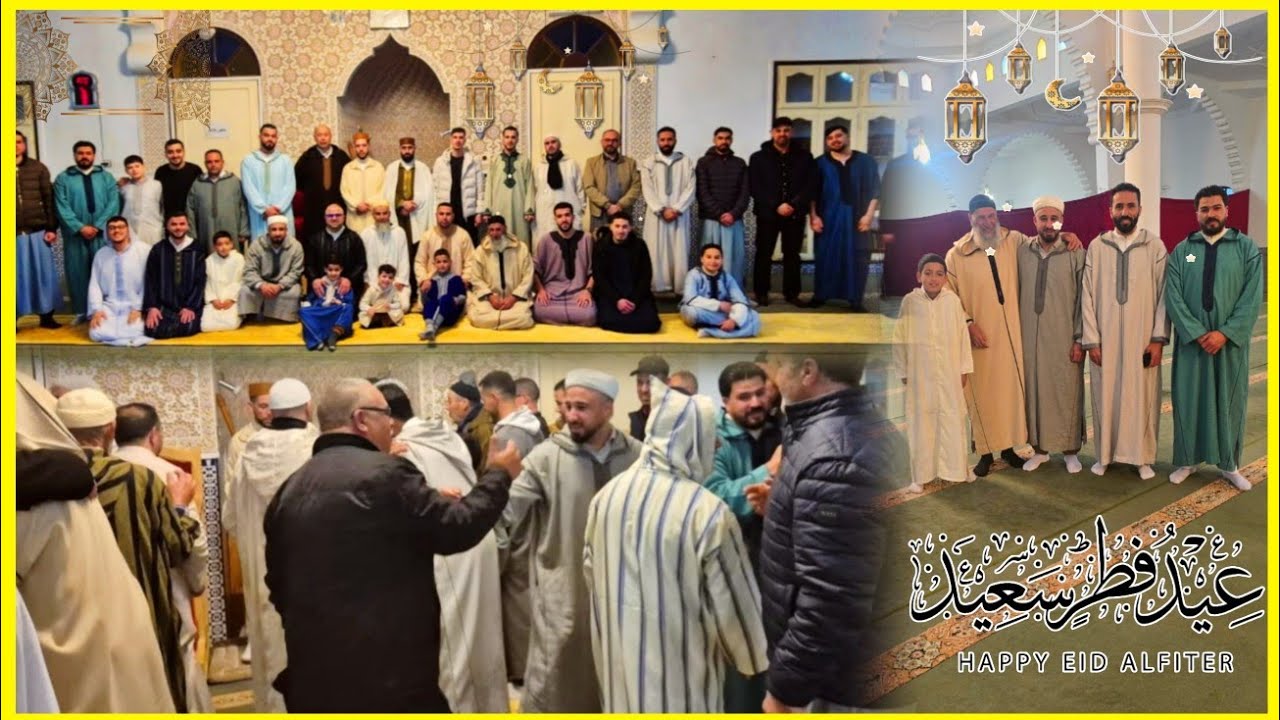 🚨أجواء صلاة عيد الفطر المبارك من بلدة كرونة تمسمان🌙عيدكم مبارك سعيد 🤲