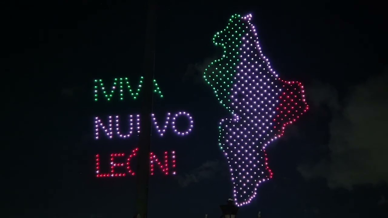 Show  de Drones Grito de Independencia 2025 Monterrey
