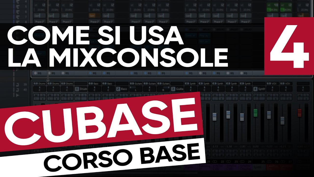 Come si usa la Mixconsole | Corso Base di Cubase #4
