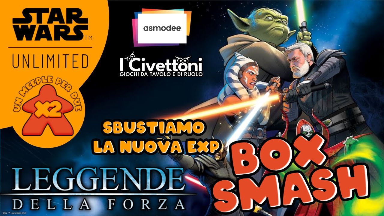 BOX SMASH - Star Wars Unlimited Leggende Della Forza (Legends Of the Force) Box Opening