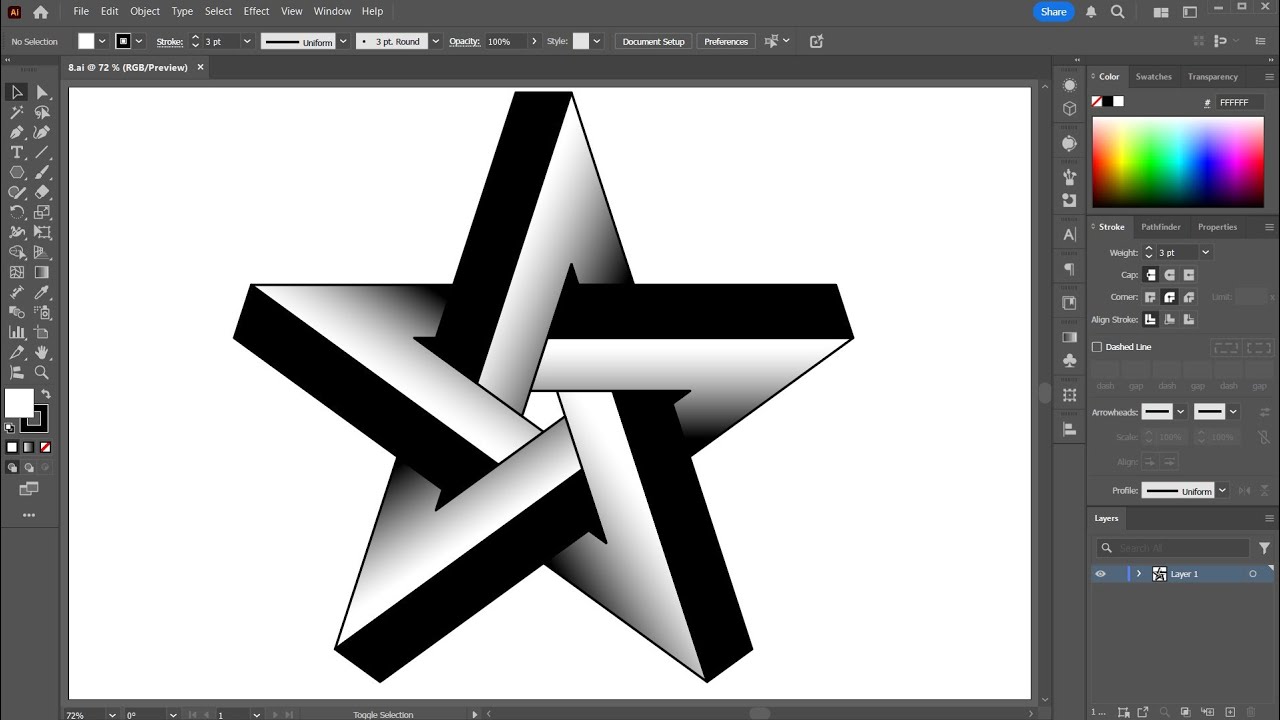 How to Create a Star Illusion in Adobe Illustrator