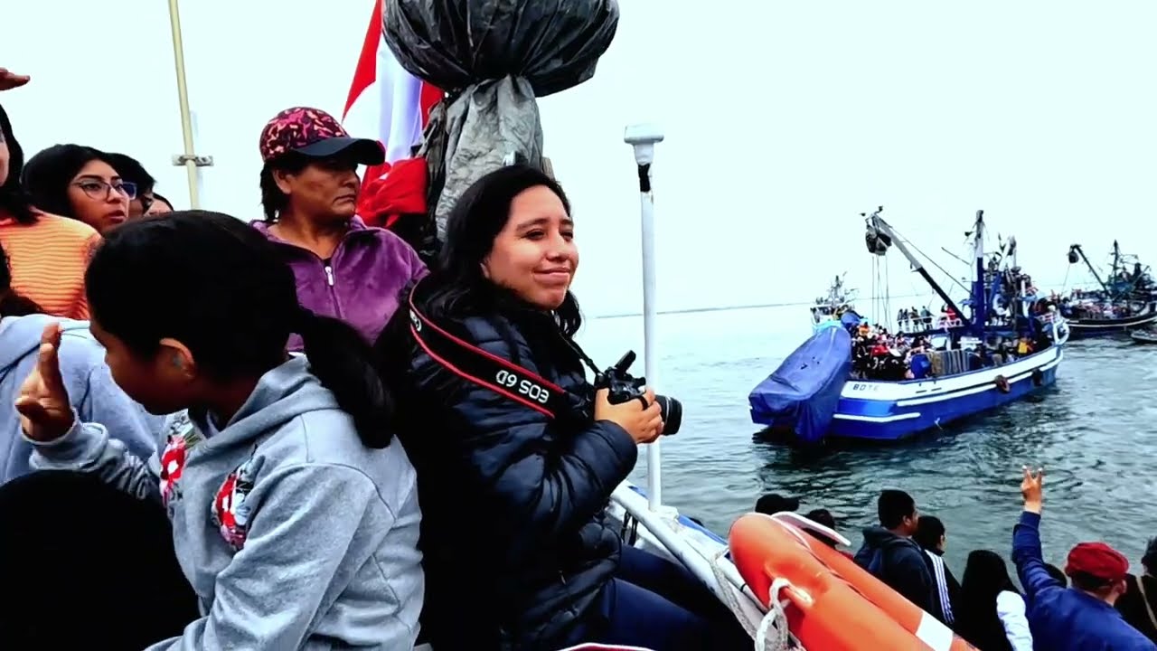 Festividad en honor aSAN PEDRITO / CHIMBOTE 2023 / Paseo Marítimo en Lancha.