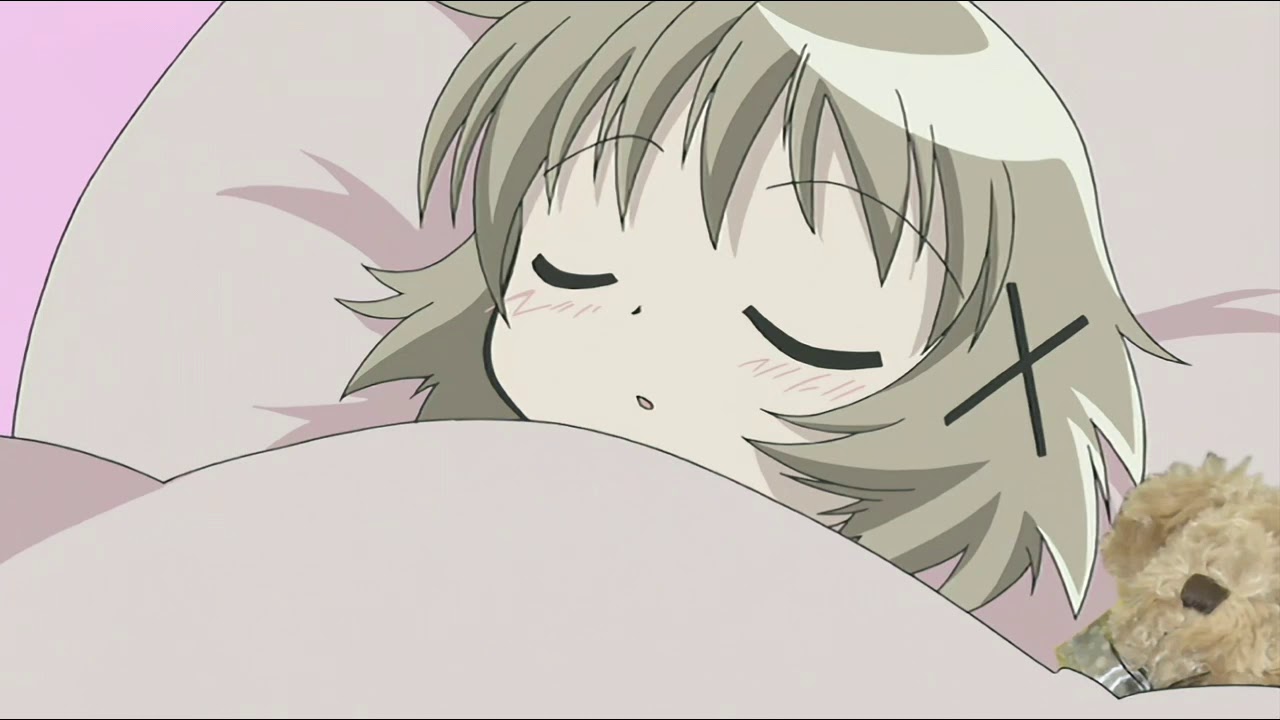 Hidamari Sketch - Yuno waking up ep4-6