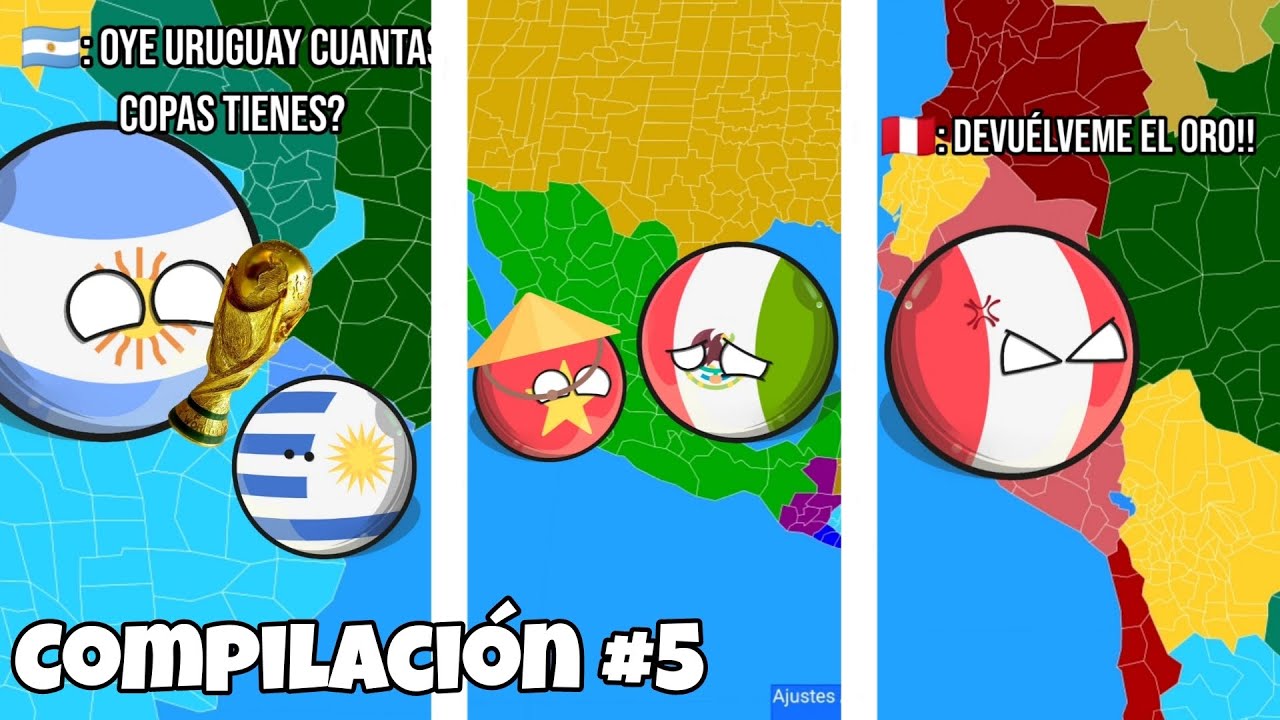 Compilación Countryballs #5 #countryballs • Don Chile