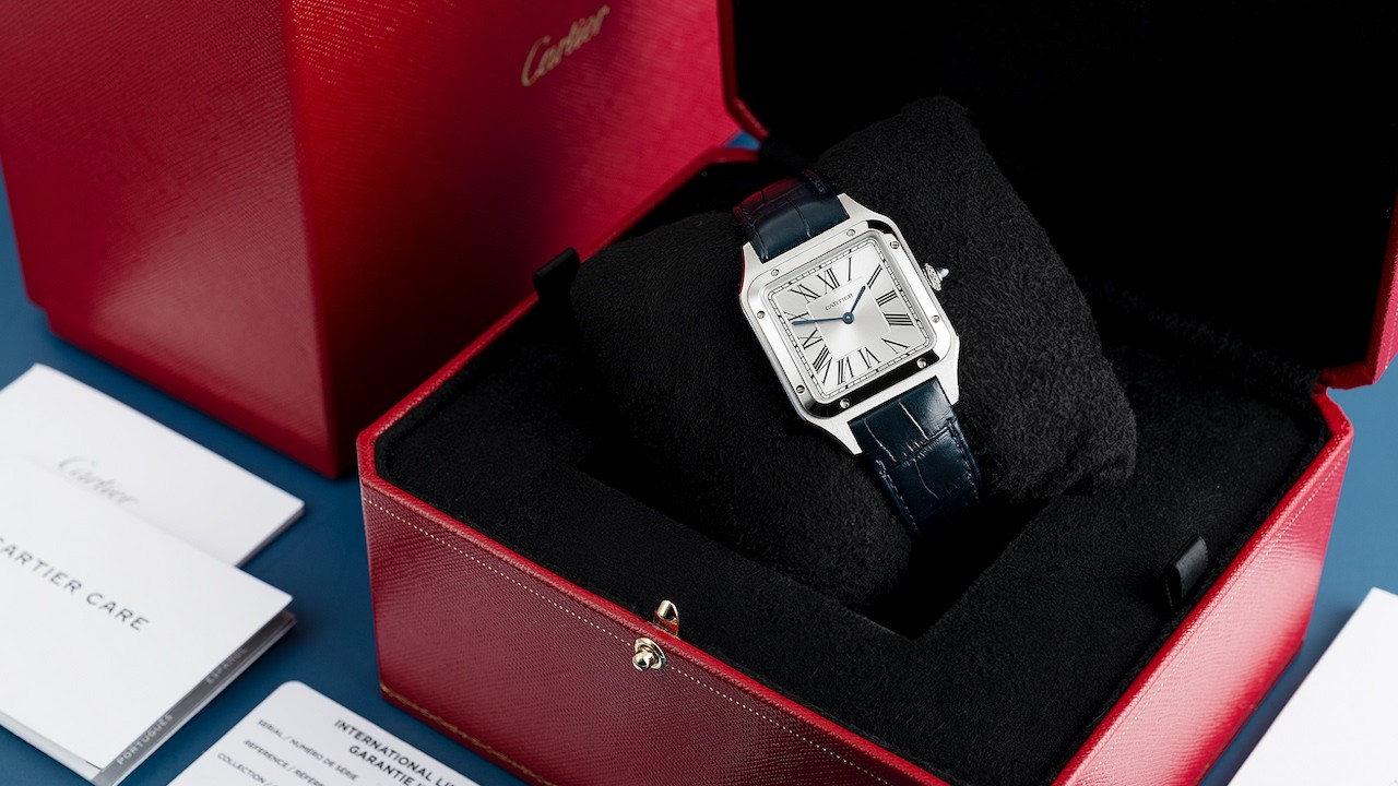 My first Cartier Watch - Santos Dumont Large Ref. WSSA0022 Unboxing & Review