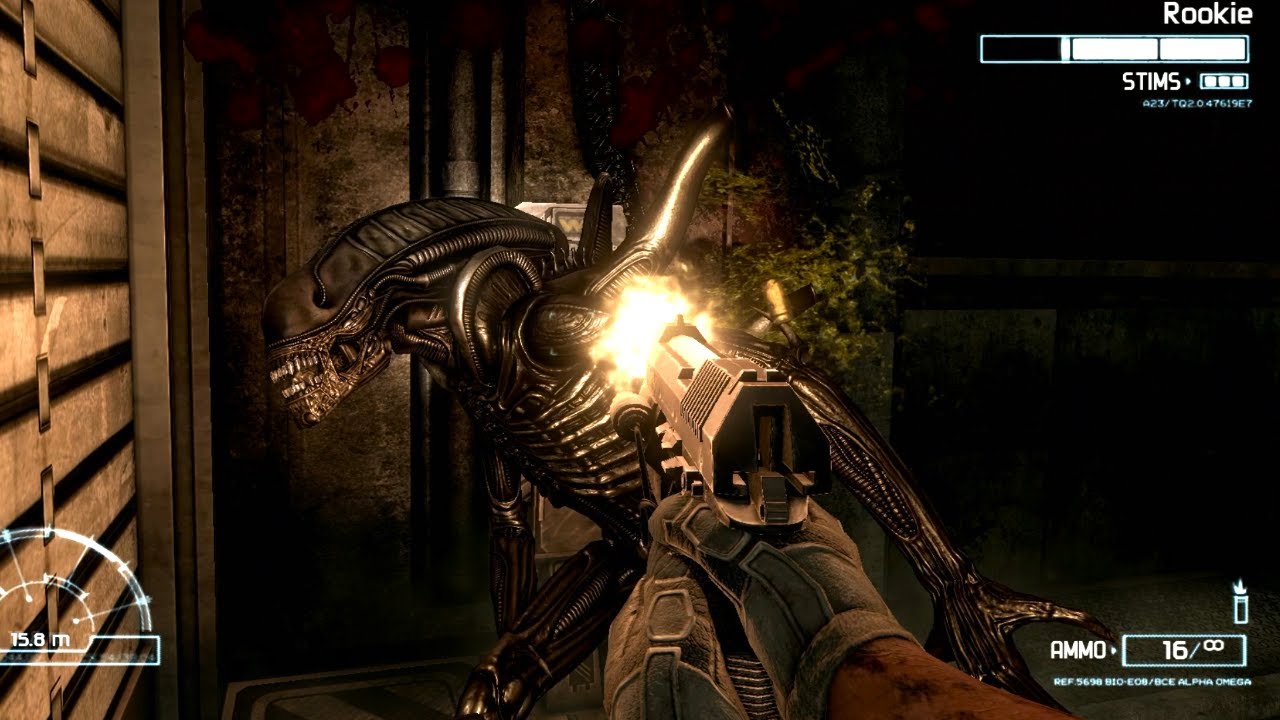 Aliens vs. Predator  -  1080p  With The Radeon RX 640 & Intel I7 2600