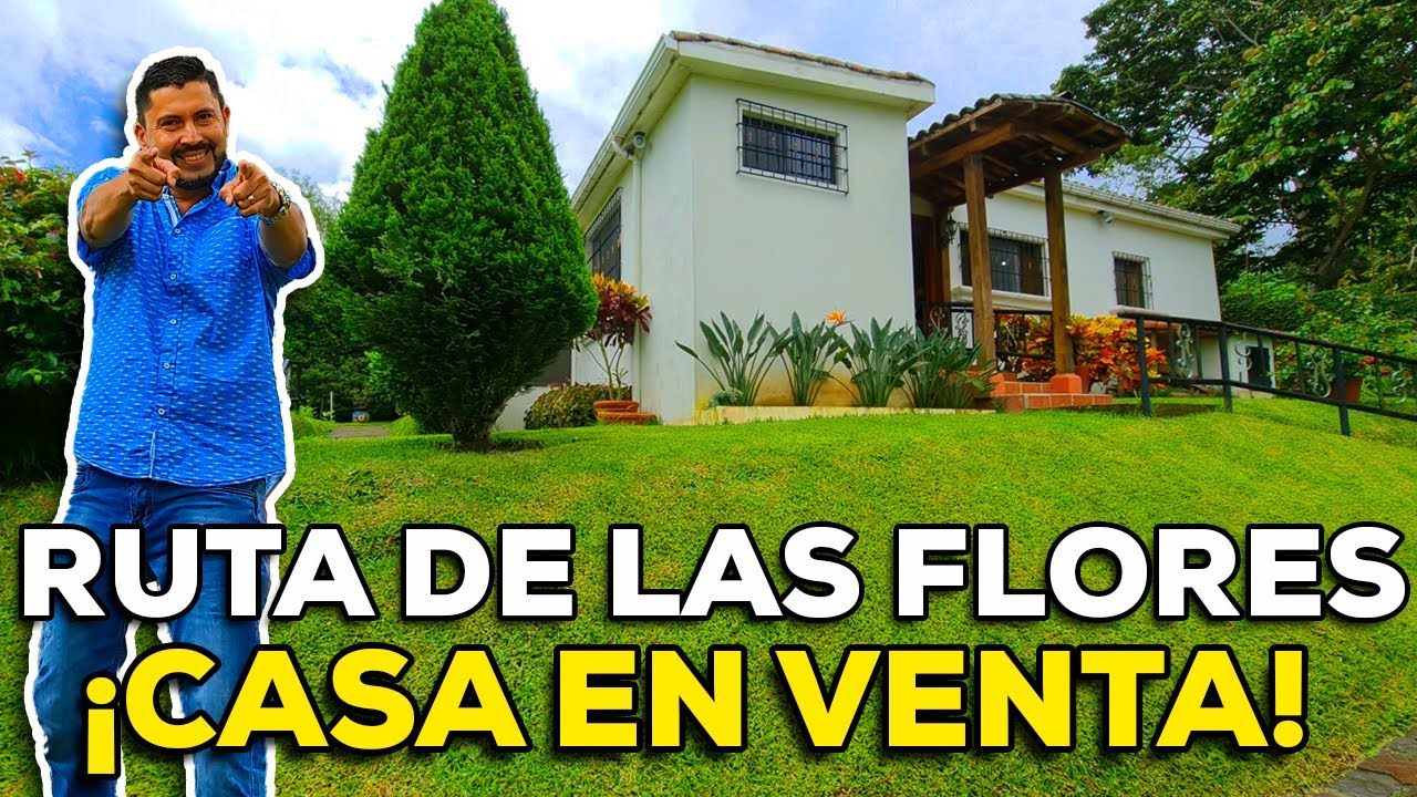 NO DISPONIBLE!! PRECIOSA CASA DE CAMPO EN VENTA EN RUTA DE LAS FLORES EN ATACO EL SALVADOR