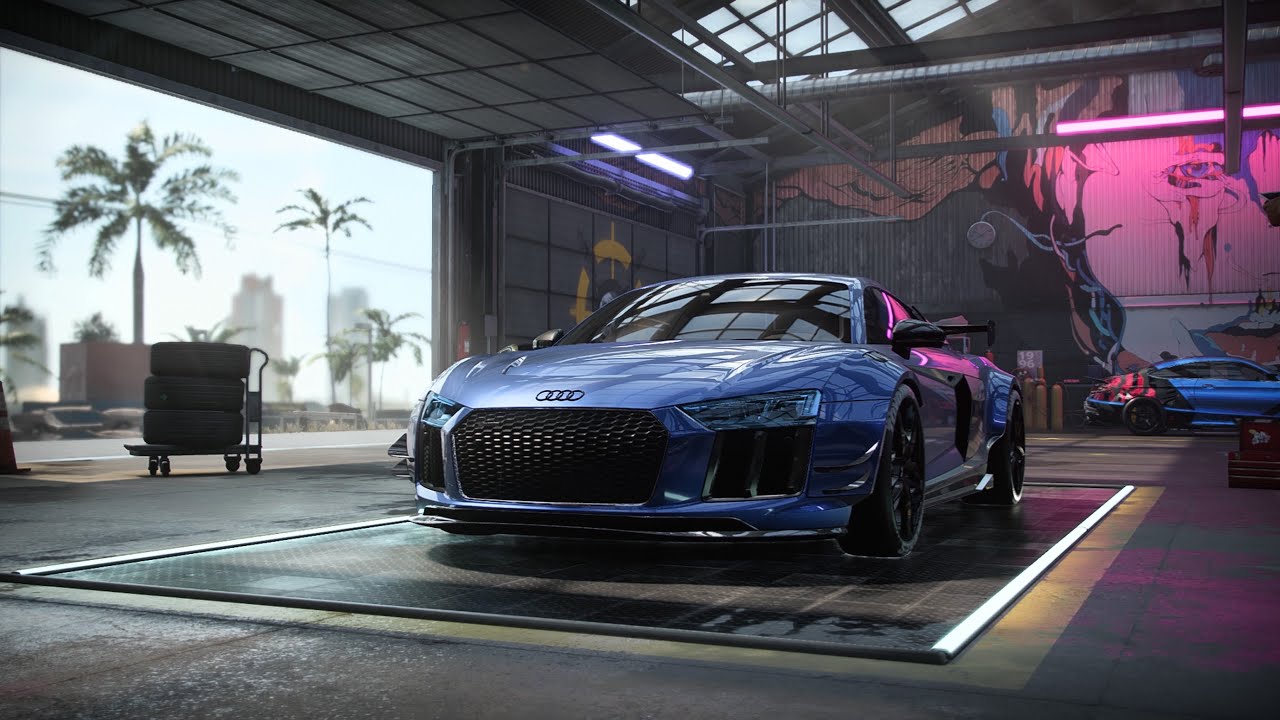 Need for Speed Heat (2019) audi r8 upgrade (ps5)