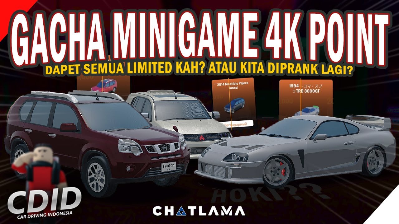 GACHA MINIGAMES 4000 POINT SETELAH UPDATE BUAT DAPET LIMITED XTRAIL 🔥 | CAR DRIVING INDONESIA V1.9.8