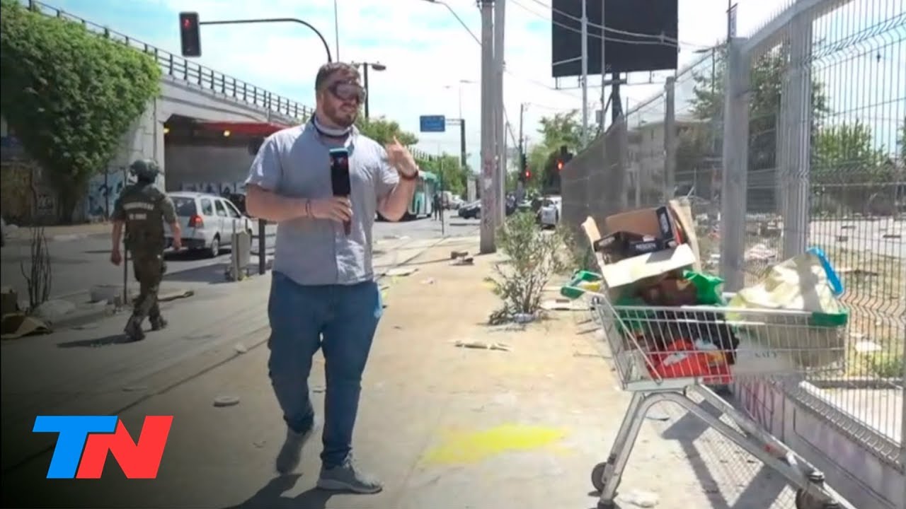 TN en Chile | Saqueos y máxima tensión: “El supermercado ya fue saqueado. ¡Retírense!”