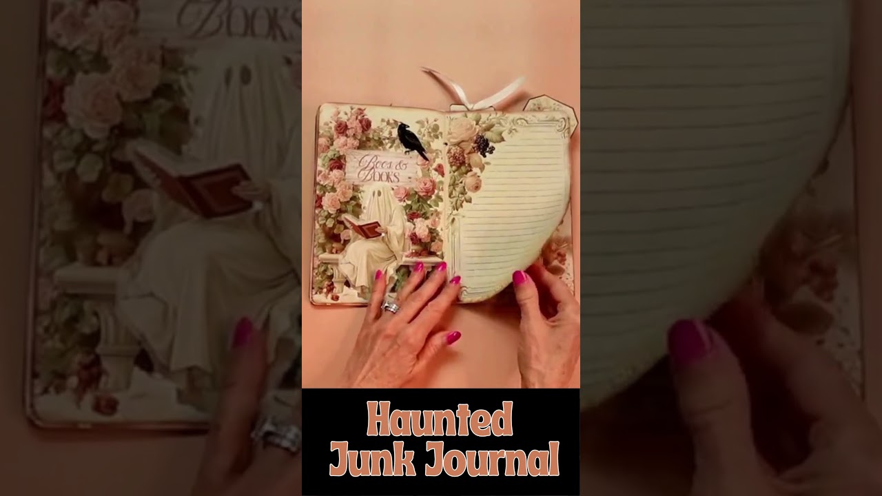 Haunted Elegance Junk Journal Pages and Ephemera Walkthrough Short. Watch the full video linked here