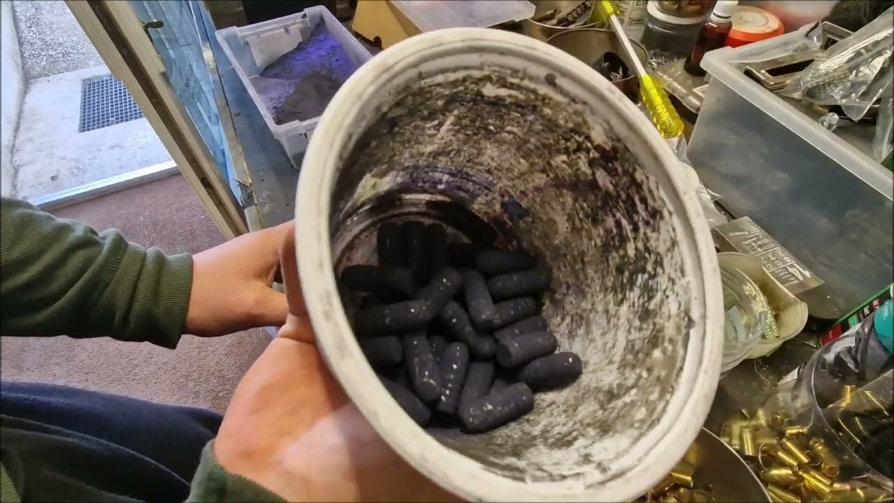 La technique de thermolaquage sans matos pour des ogives* en plomb