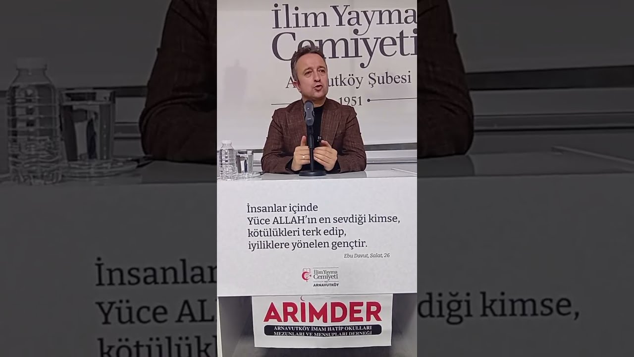 İlim Yayma Cemiyeti Arnavutköy kanalı canlı yayında