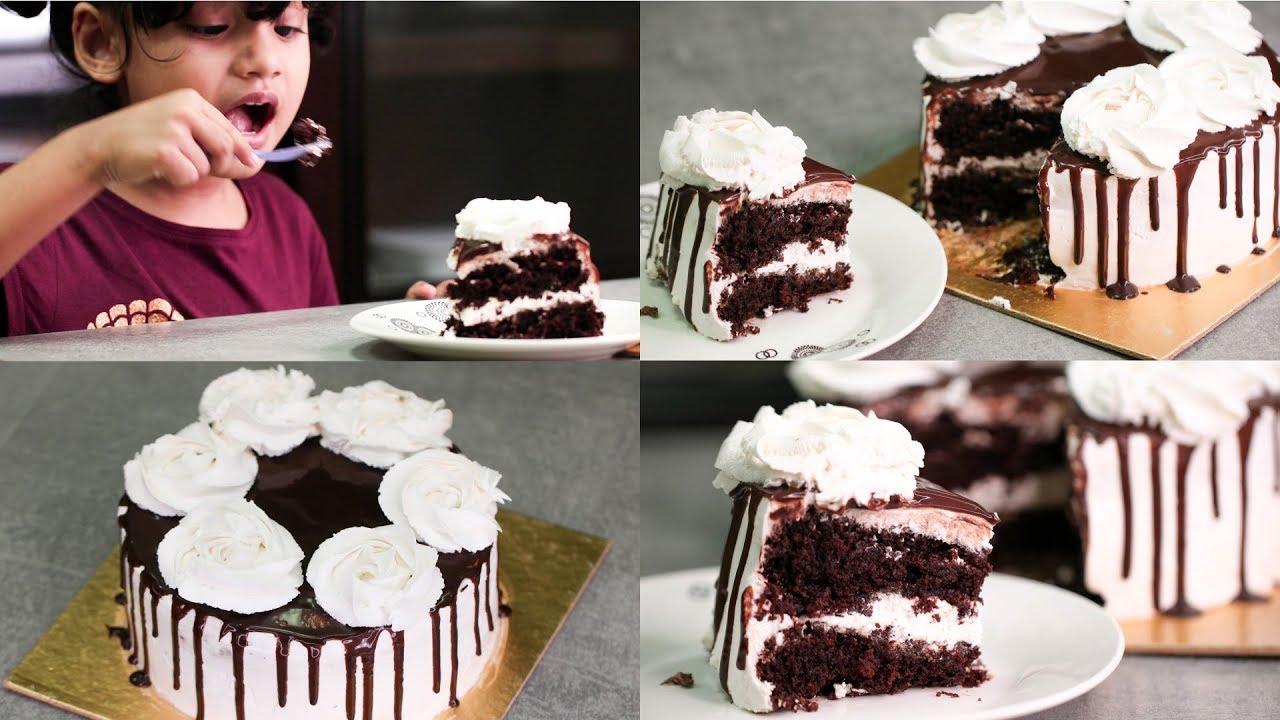 EGGLESS COFFEE CHOCOLATE CAKE RECIPE I WITHOUT OVEN l INTRODUCING MY DAUGHTER