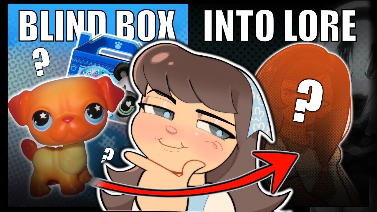 I turned random LPS blind boxes into OCS… WITH LORE! (SPEEDPAINT, ANALOG HORROR? FULL STORY)