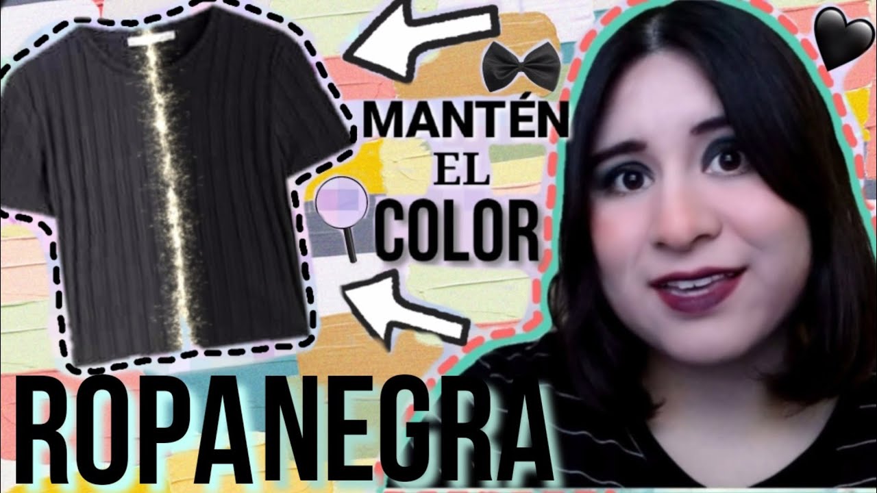 CÓMO LAVAR ROPA NEGRA Y MANTENER EL COLOR (Sí funciona) ╰(*´︶`*)╯
