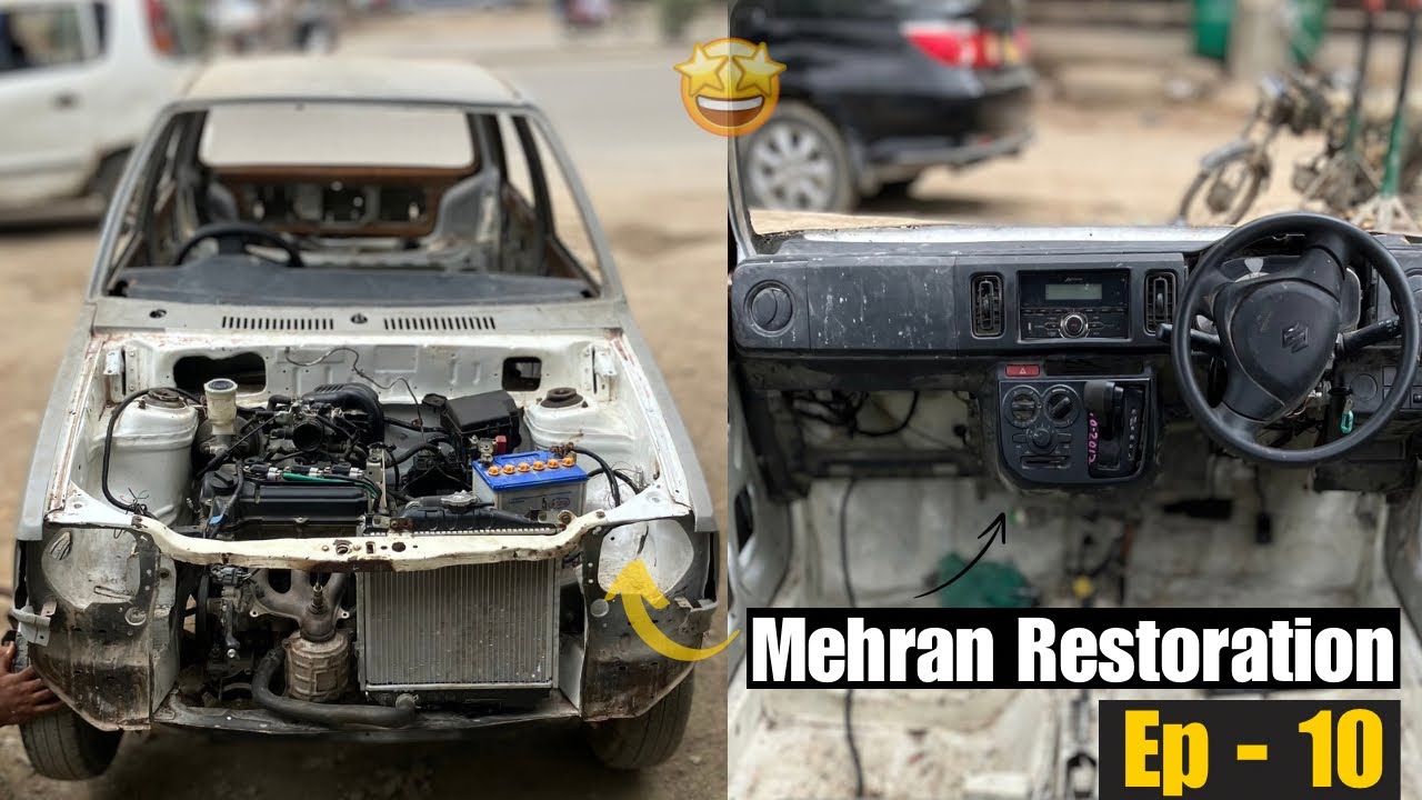 Suzuki Mehran Restoration Ep - 10 !! Automatic Engine , Suspension , Brake Work Complete Hogaya 😍