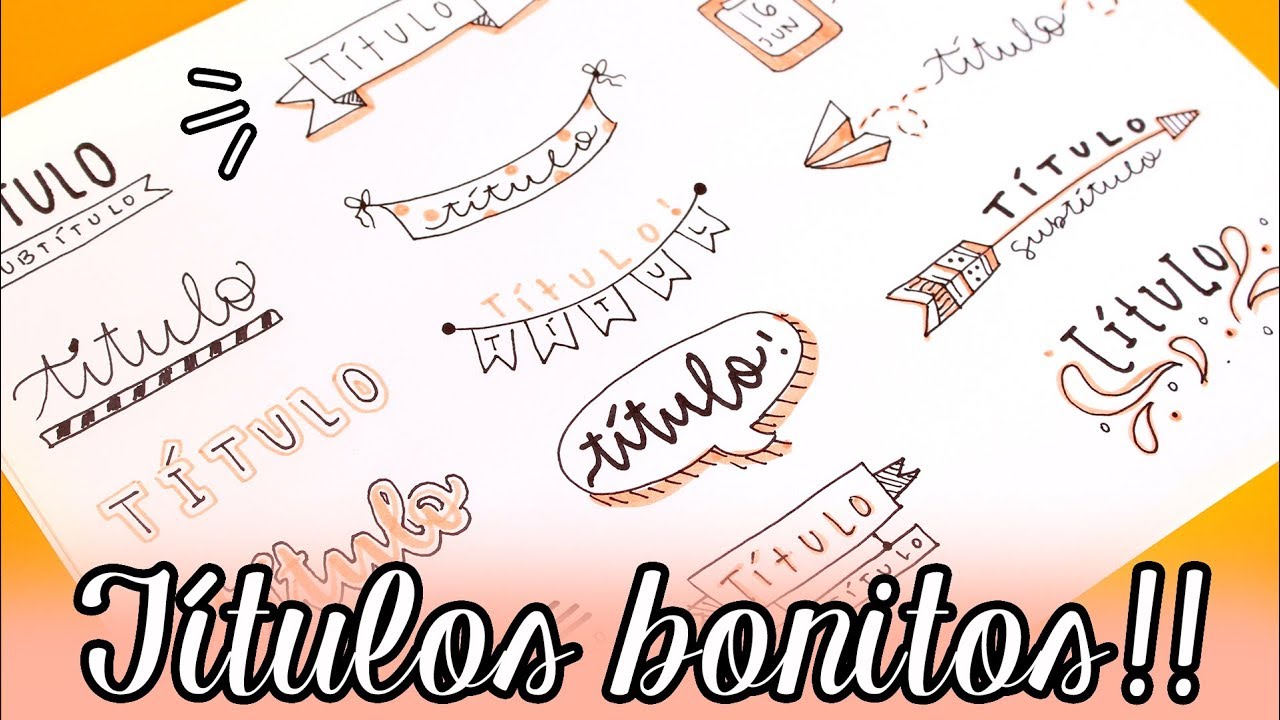 40 TÍTULOS BONITOS!! ✄ Barbs Arenas Art!