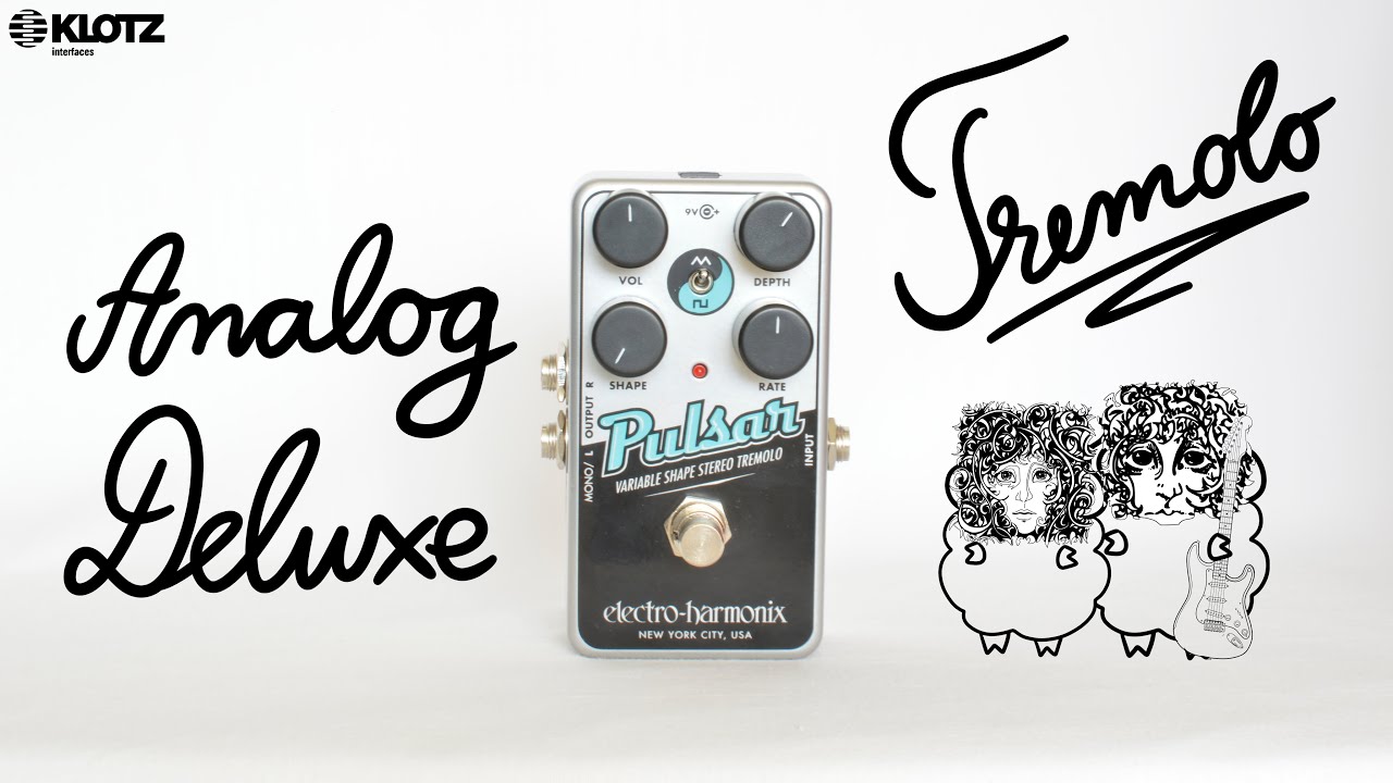 Electro-Harmonix Nano Pulsar full demo + review | THE Variable Shape Stereo Tremolo analog pedal!