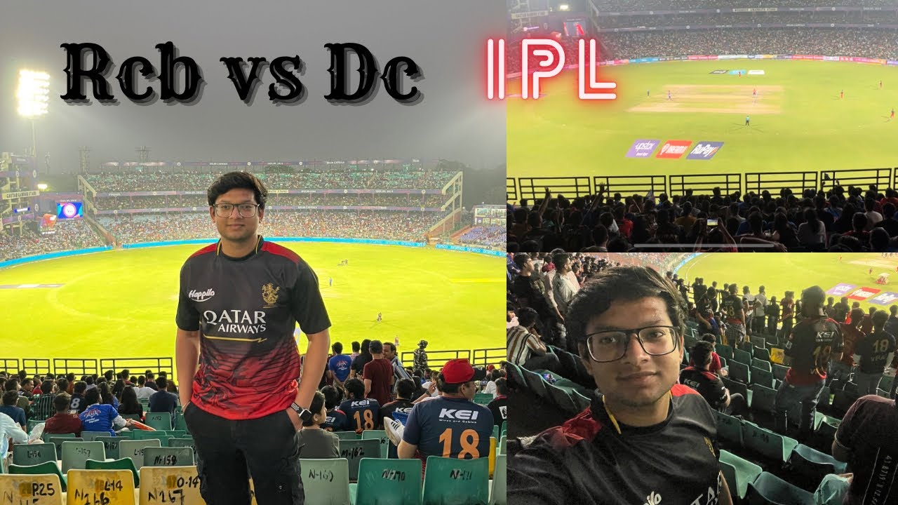 RCB vs DC ipl Match 2023, Arun jaitley stadium | supporting rcb for the first time