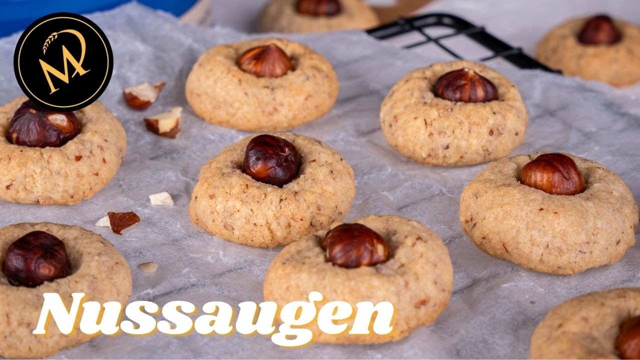 Das schnellste und beste Nussaugen Rezept - Weihnachtspl&auml;tzchen backen✨