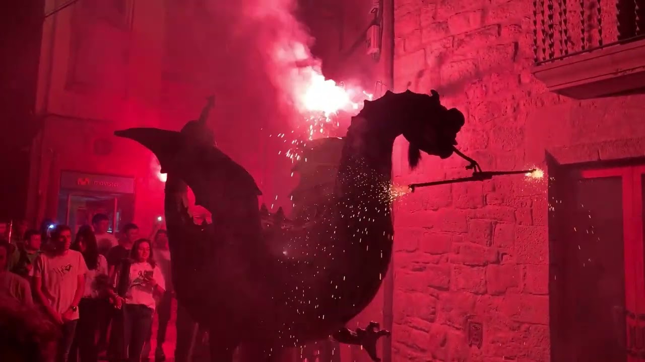 Roda de foc (1) Solsona 2023, Nit de dissabte de Corpus