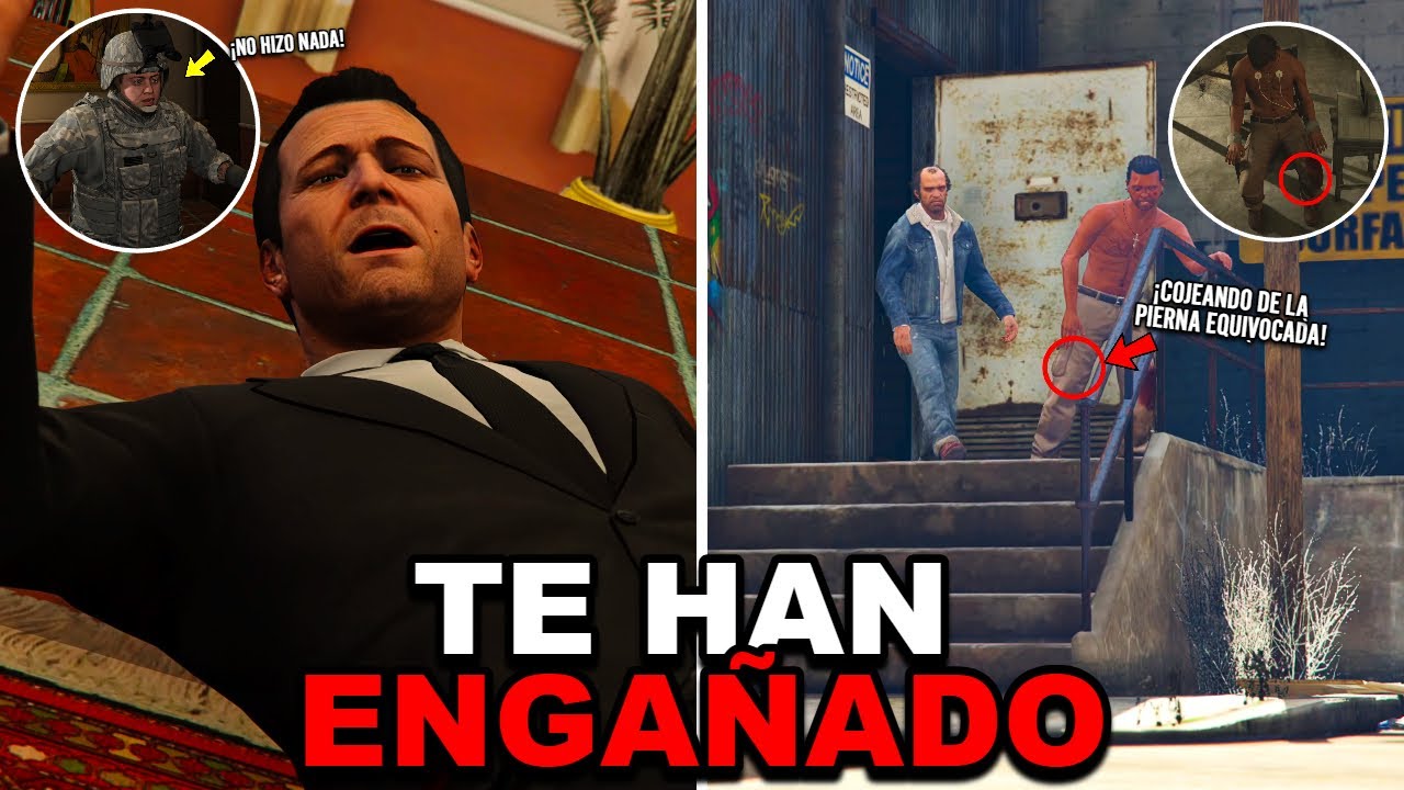 UN ERROR EN CADA MISIÓN DE GTA 5