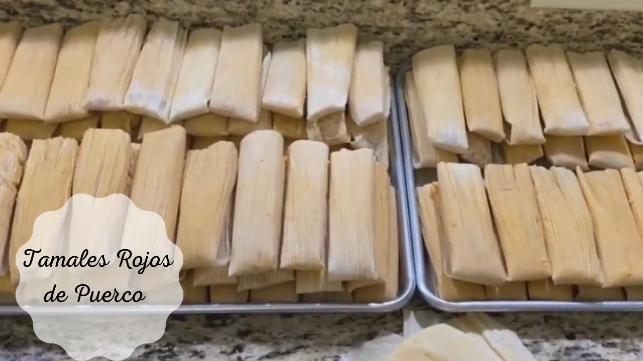 Como hacer tamales  - Tamales de Puerco - Tamales Rojos -