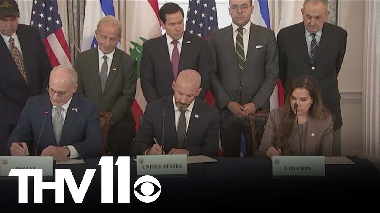 US, Israel, and Lebanon sign framework agreement to end the Israeli and Hezbollah conflict