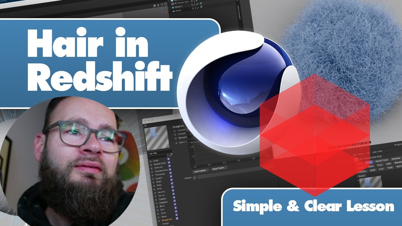 Introduction to hair in Cinema 4D & Redshift