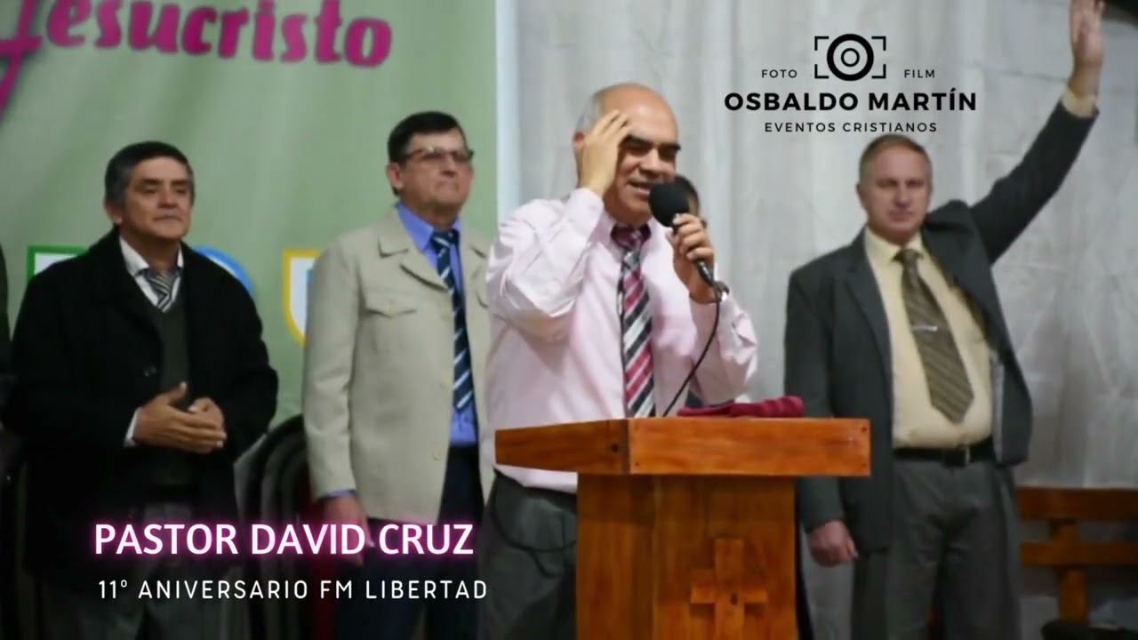 PASTOR DAVID CRUZ EN CHARATA (CHACO). ANIVERSARIO FM LIBERTAD