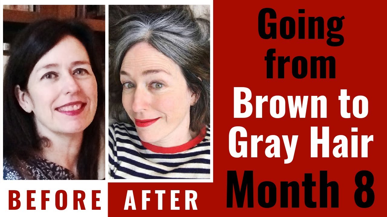 Go Gray Cold Turkey - My Gray Hair Transition Month 8