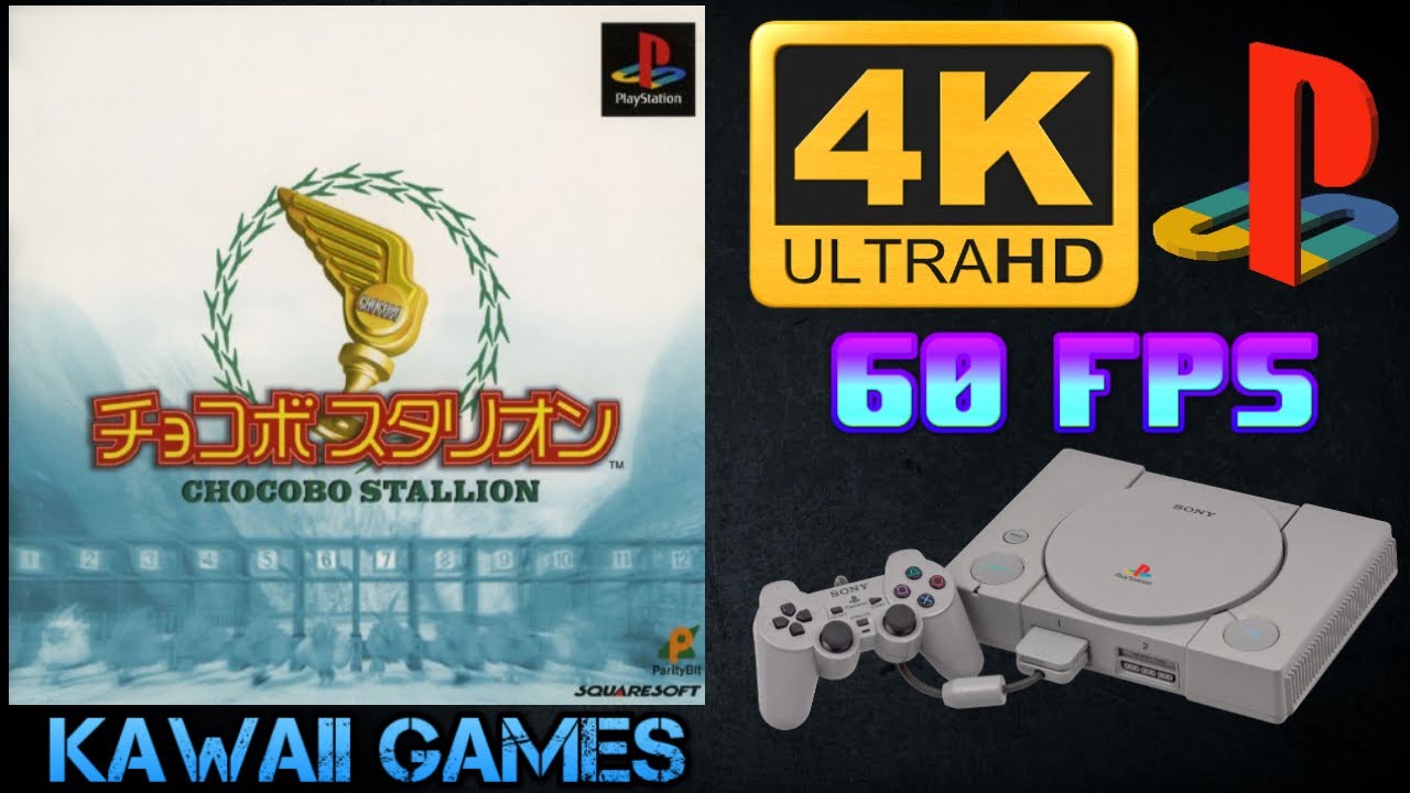 Chocobo Stallion | Ultra HD 4K/60fps | PS1 | PREVIEW | Full Movie Gameplay Sample No Commentary
