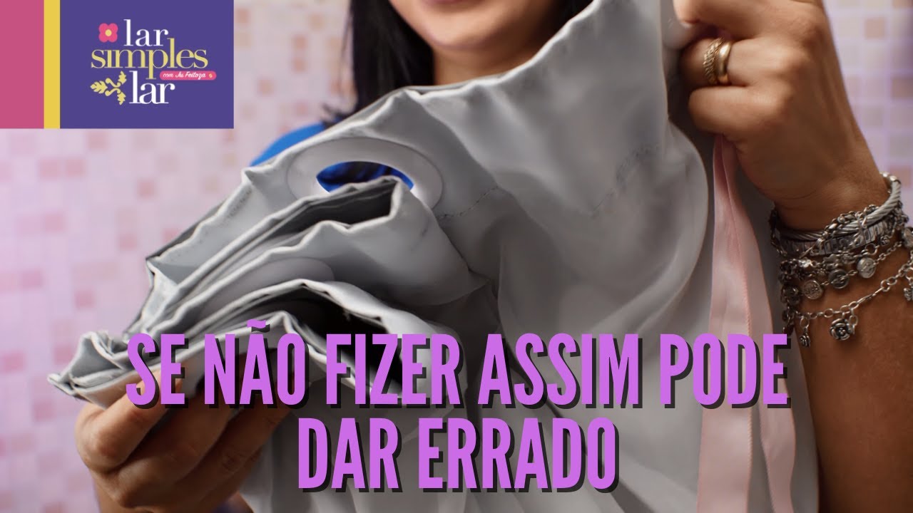 Saiba como lavar cortina com blecaute na máquina | Lar Simples Lar
