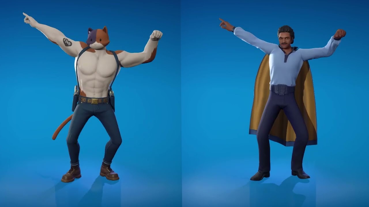 [New] Lando Calrissian doing All Funny Built In Emotes in Fortnite (Star Wars Series)