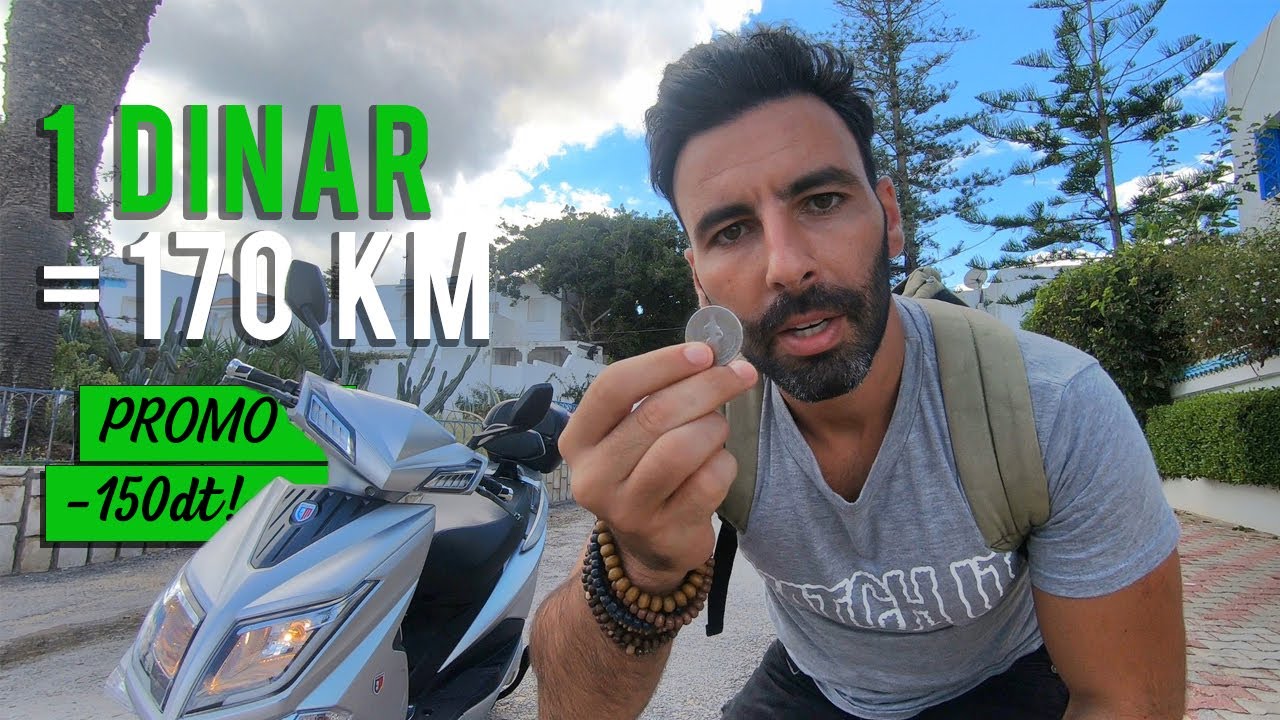 Avec cette moto électrique, 170KM COÛTENT UN DINAR! أول موتور بالكهرباء في تونس