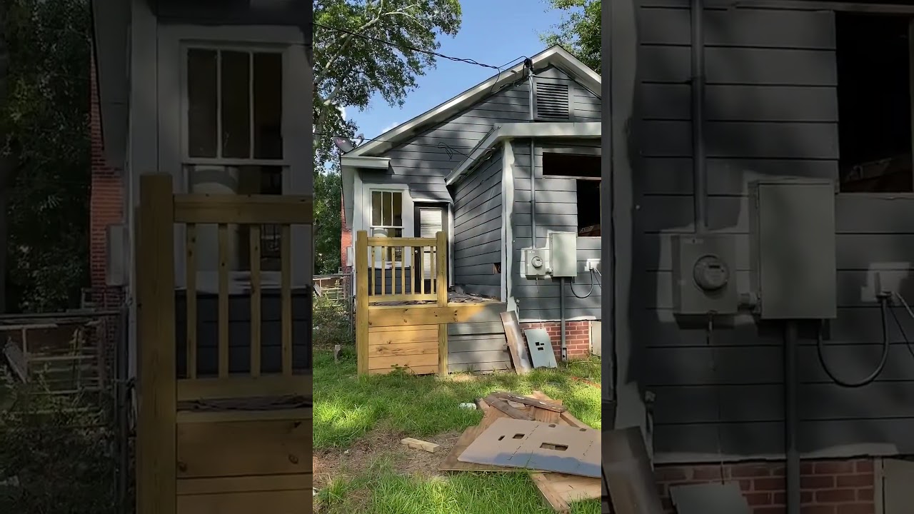 Transforming spaces: adding a charming porch to #fliphouse!