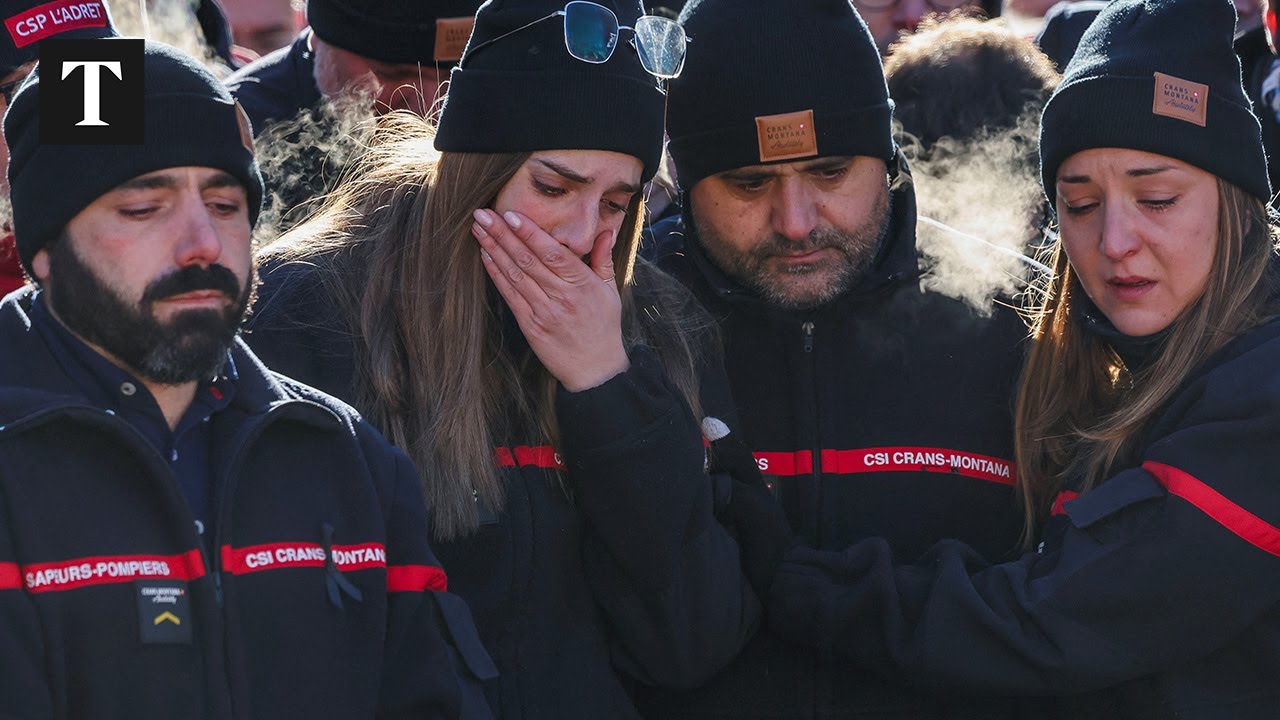 Crowds In Crans-Montana Mourn Young Victims Of The New Year's Fire