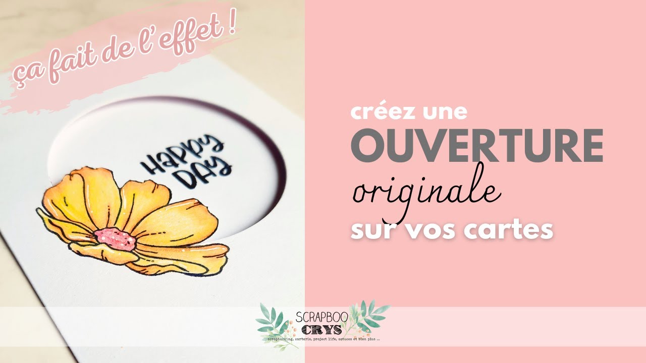 ÇA CHANGE TOUT ! Une OUVERTURE ORIGINALE pour cette carte 😋