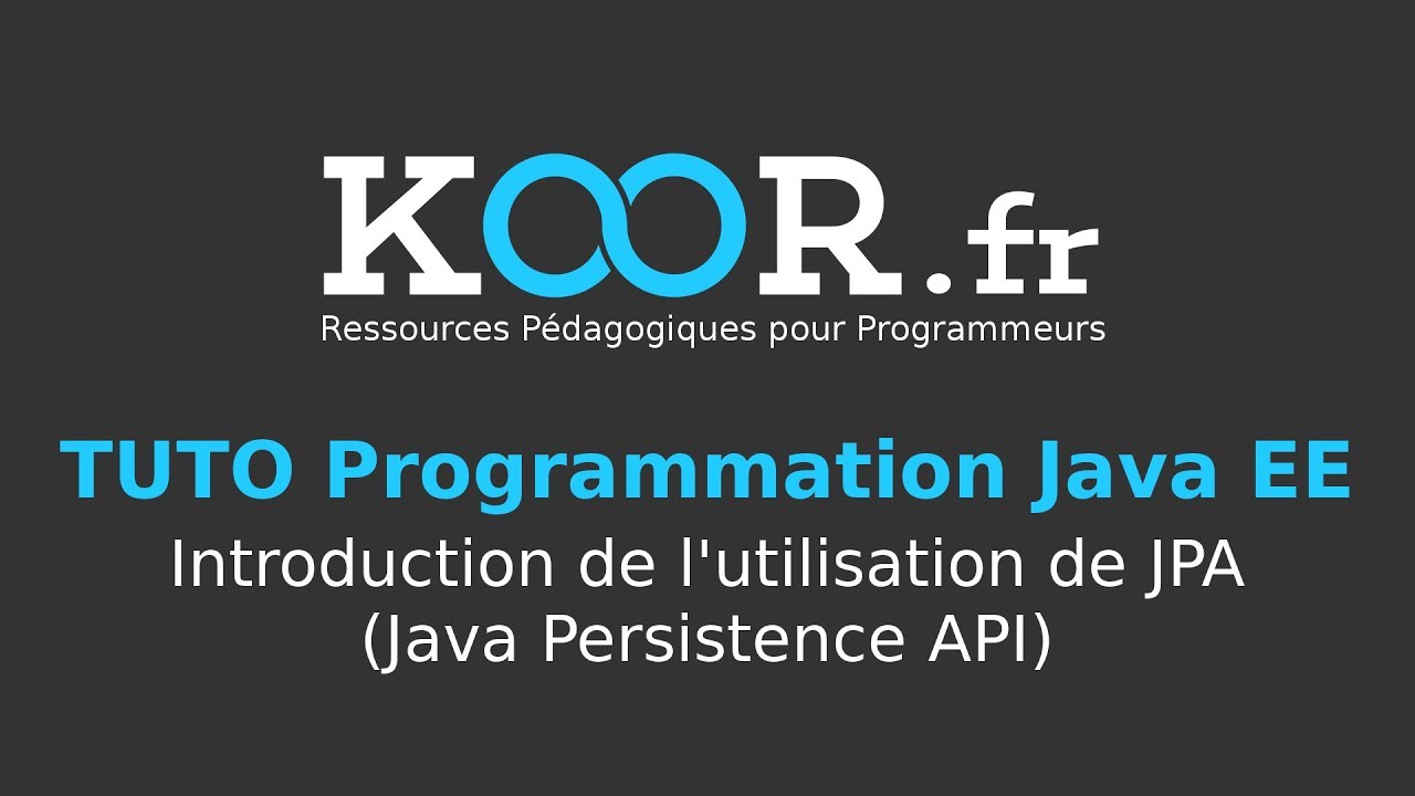 TUTO Java EE - Introduction de l'utilisation de JPA