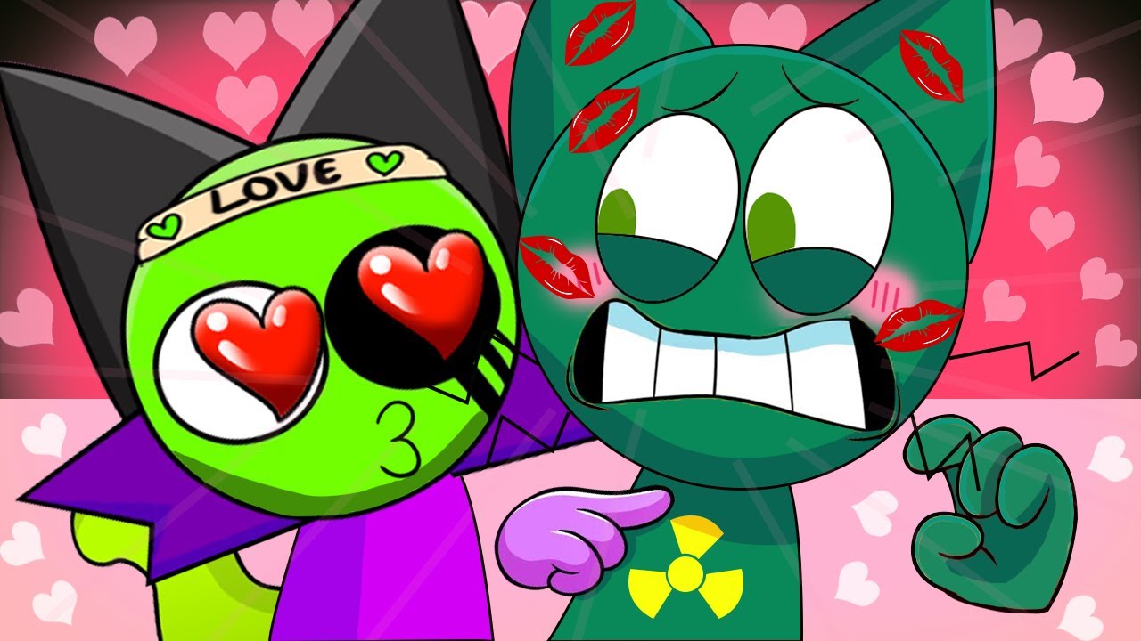 Acid Falls in Love with Tox! | Incredibox Sprunki Animation