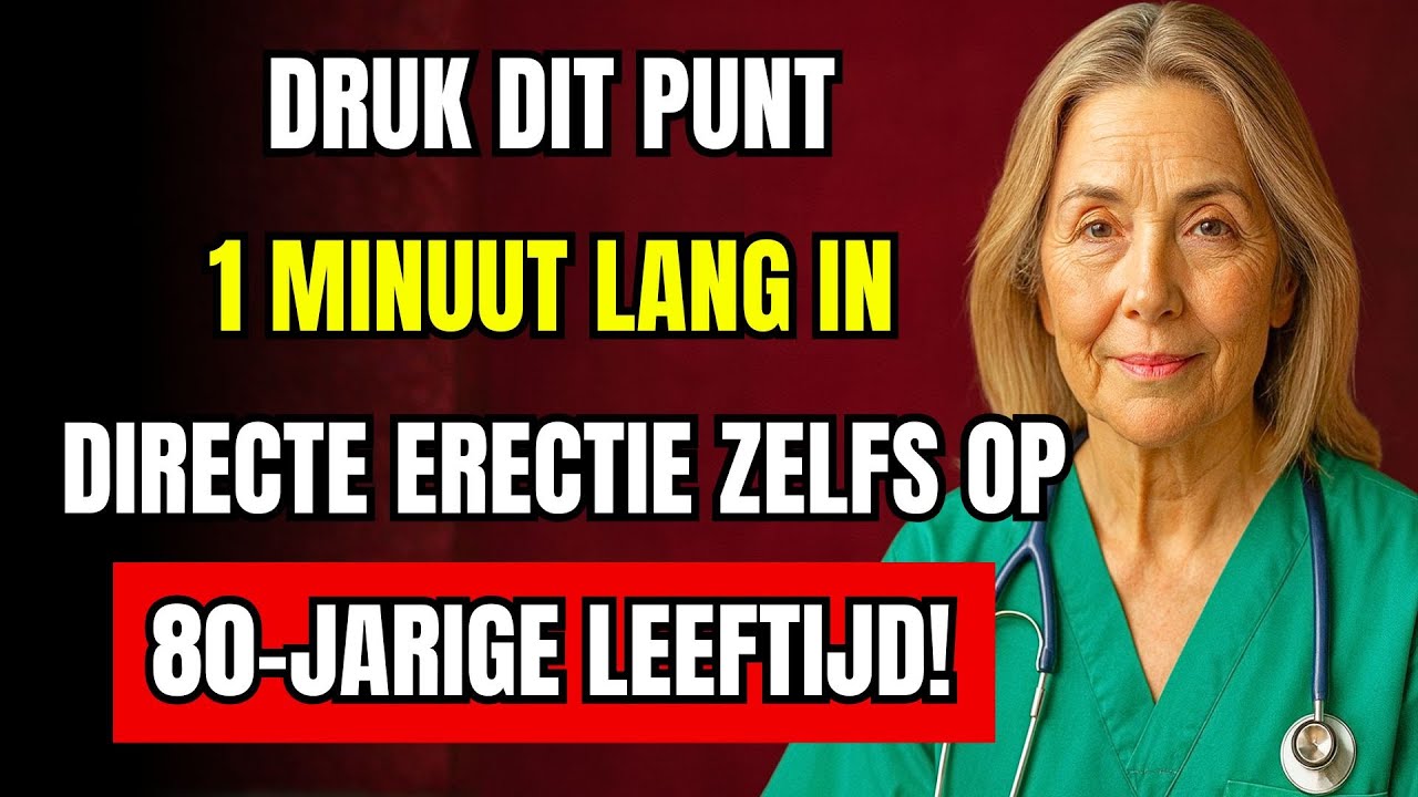 Oudere Mannen! Masseer Dit Punt &Eacute;&eacute;n Minuut Om Uw Potentie Te Herstellen