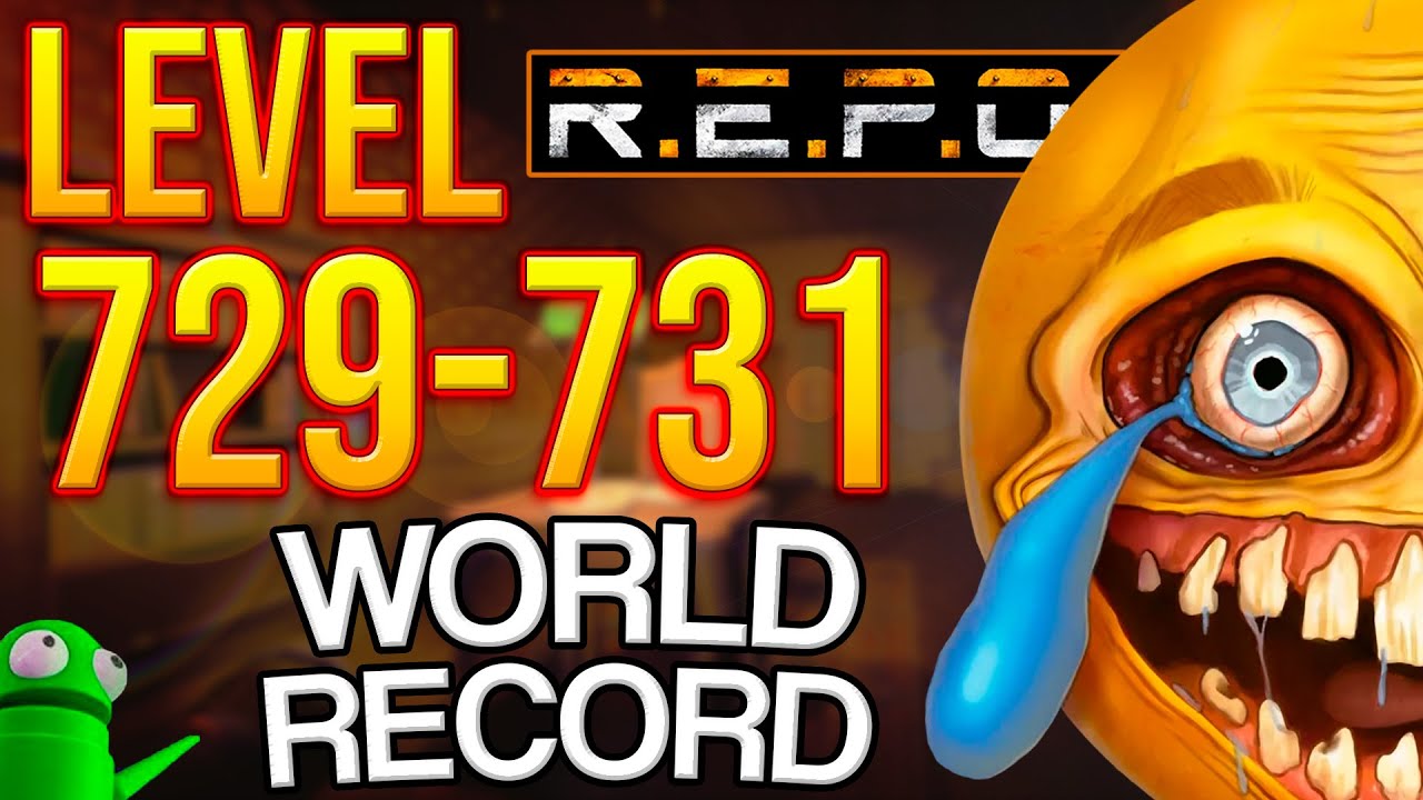 R.E.P.O. Solo World Record Level 729-731 | LOOM KNOCKS ME OUT!💀