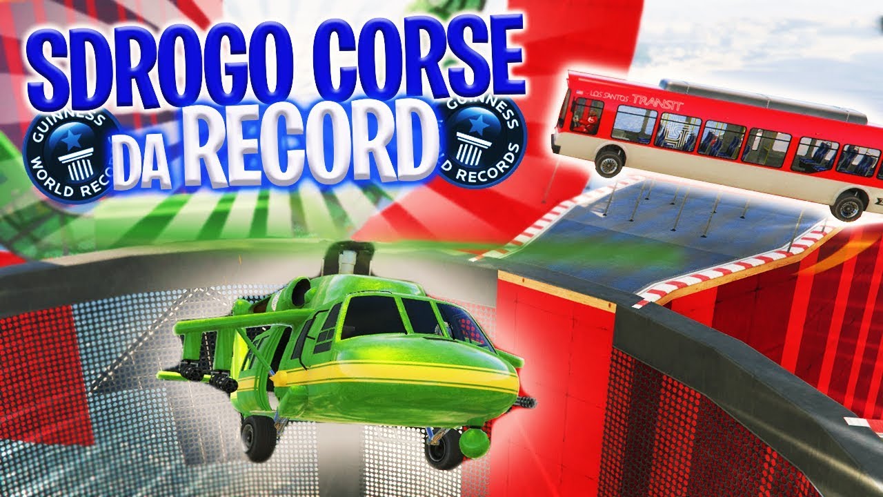 SDROGO CORSE da RECORD - GARA SUPERSONICA & GO-KART! [GTA V]