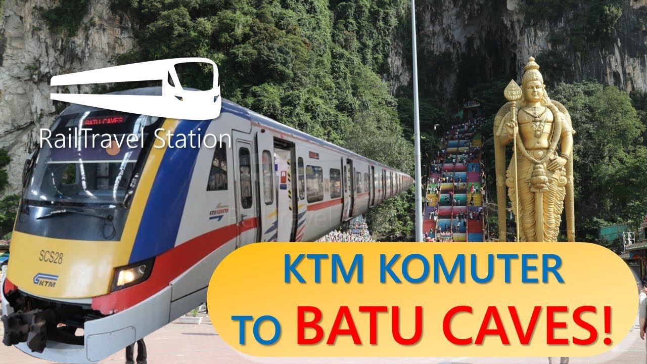 KTM BATU CAVES TRAIN FROM KL CITY!🚈⛰️ KTM Komuter Klang Valley Sector 2010up Kuala Lumpur→Batu Caves