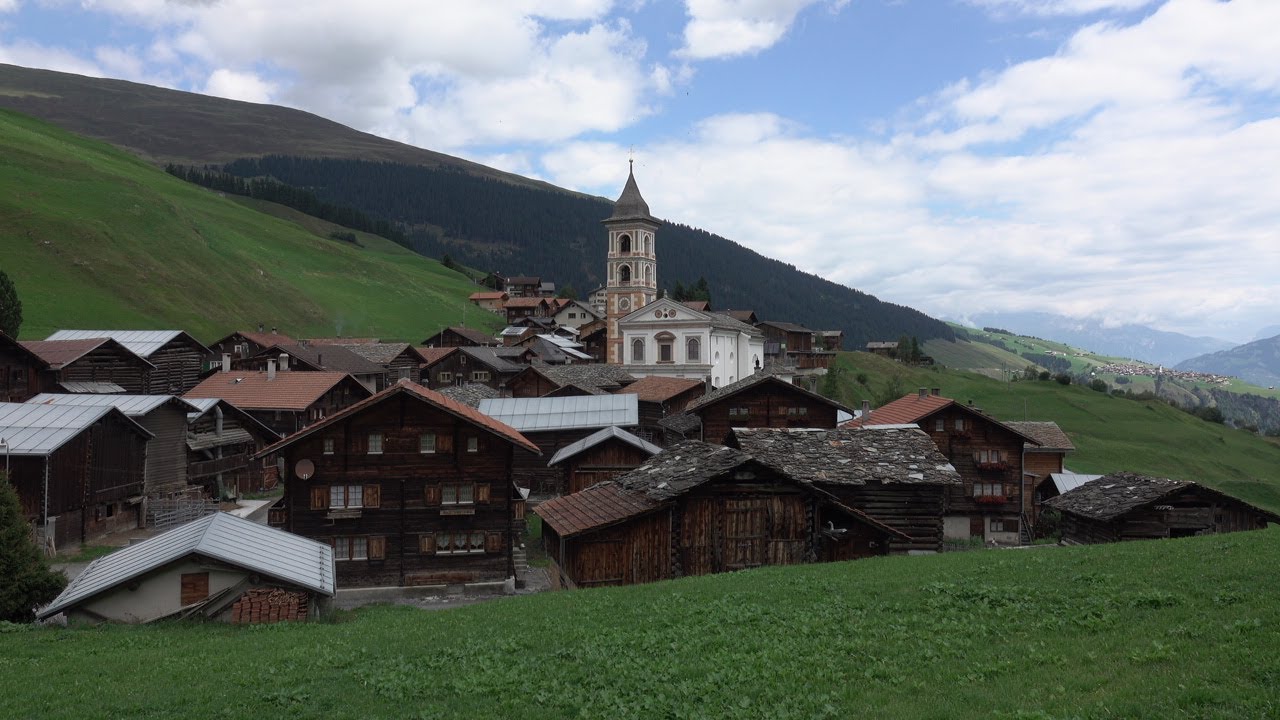 Vrin (1'448 m.&uuml;.M.), Val Lumnezia, Kanton Graub&uuml;nden, Schweiz