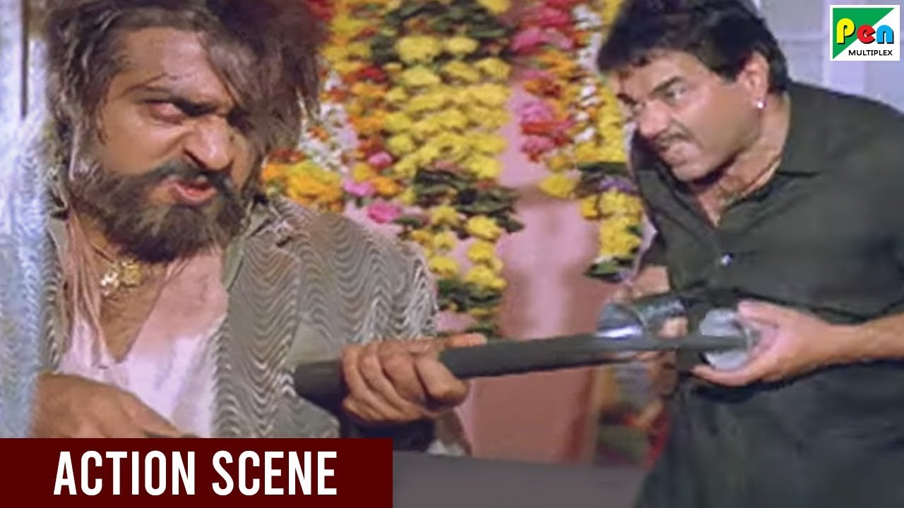 Dharmendra Fight Scene With Gulshan Grover | Insaaf Kaun Karega | Rajinikanth, Amrish Puri