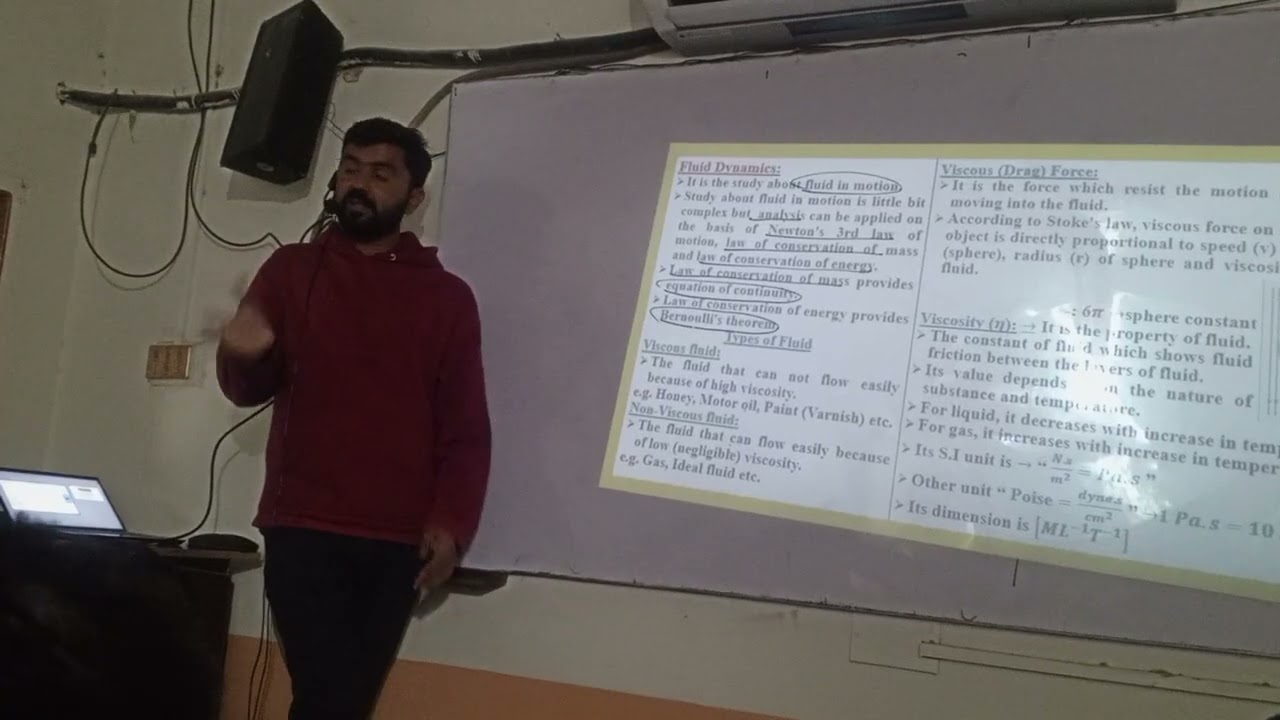 Ch 7 fluid dynamics lecture 1