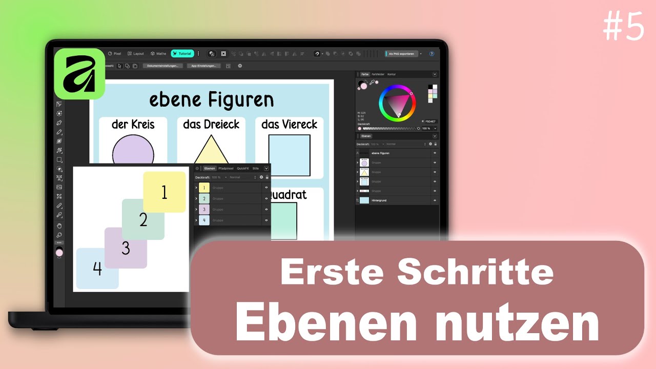 Affinity Ebenen im Schulalltag | So behältst du den Überblick