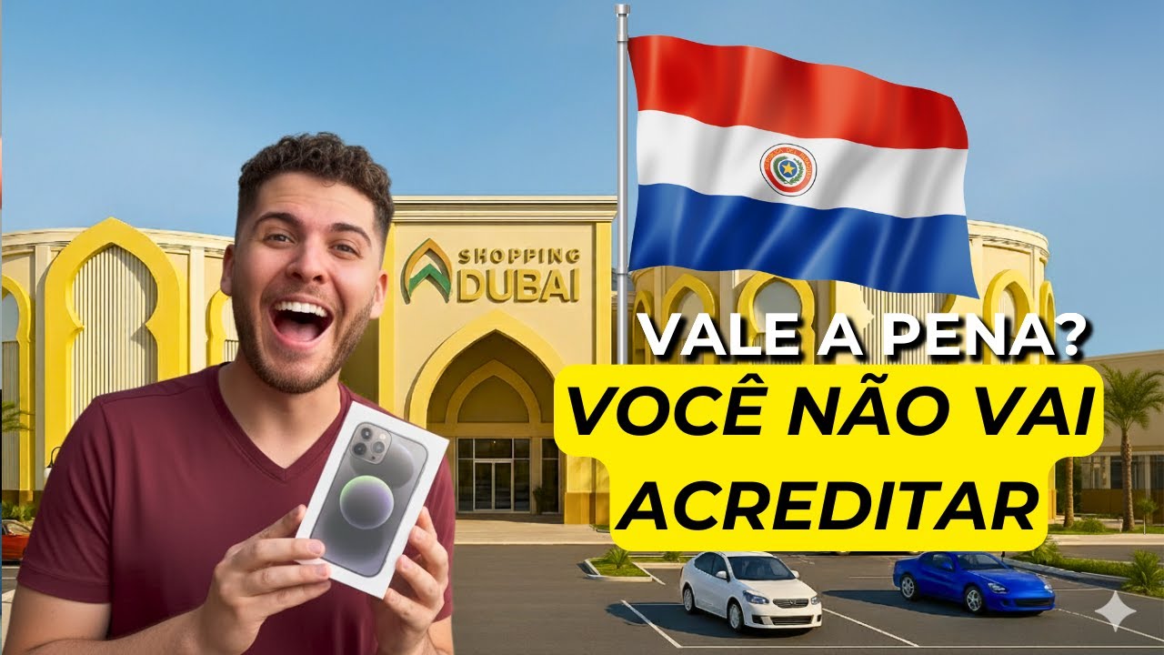 O Shopping Dubai mais luxuoso do Paraguai! iPhone, PS5 e carro da Xiaomi!